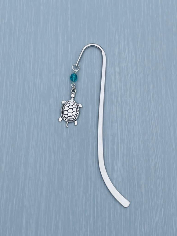 Set on a Silver Plated shaped Bookmark is a Swarovski Crystals and a Silver plated Turtle.  I have used a Blue Swarovski Crystal but there are up to 72 colours to choose from - please take a look at the colour chart for options and let me know when ordering  This would make a lovely gift for Mother's Day, Birthday or Christmas  **15% of total cost is donated to WWF**