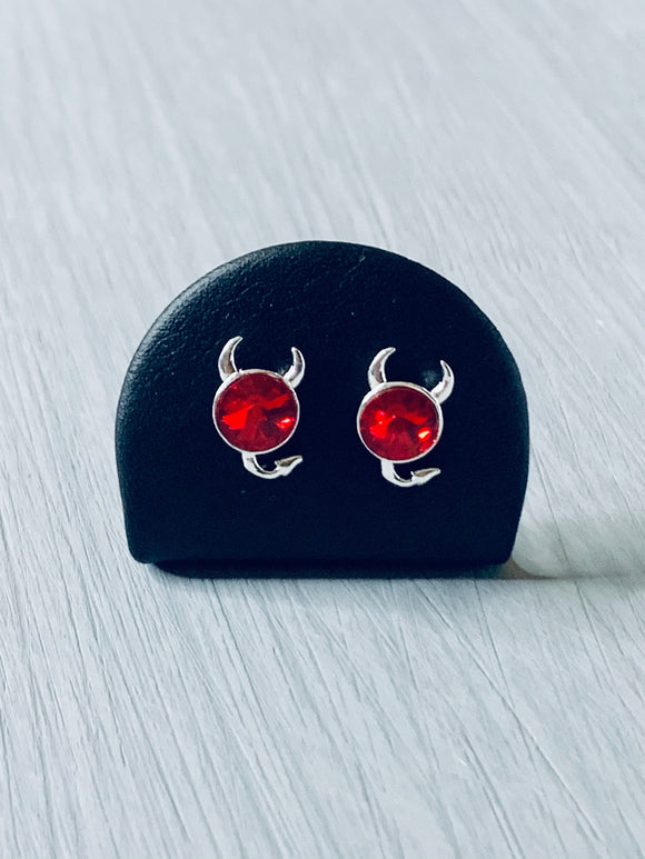 Crystal Devil Earrings
