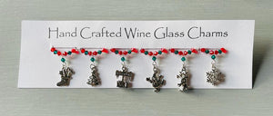 Christmas Wine Glass Charms 2