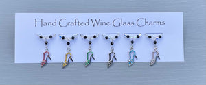 Shoe Wine Glass Charms