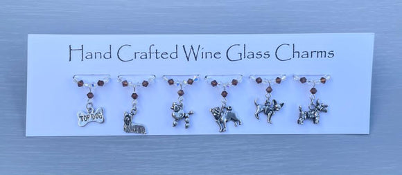 Dog Wine Glass Charms