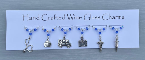 Medical Wine Glass Charms 1