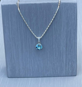 Aquamarine Classic Necklace