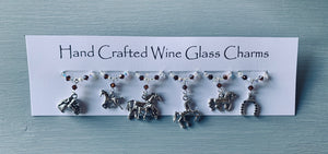Horse Wine Glass Charms